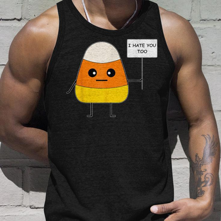 Candy Corn I Hate You Too Team Candycorn Tank Top Gifts for Him