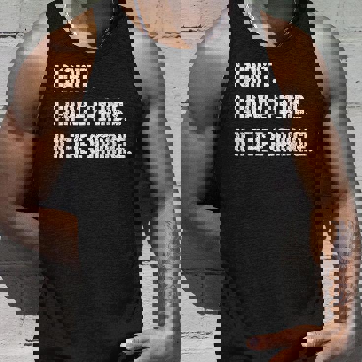 I Cant Im Working In The Garage Car Mechanic Mechanic Tank Top Gifts for Him