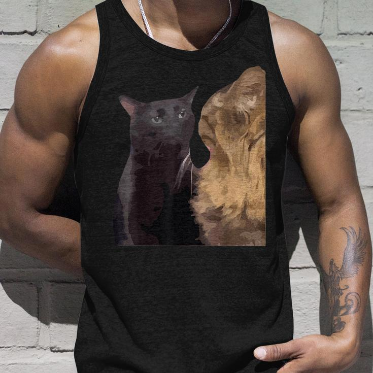 Cat Zoning Out Meme Popular Internet Meme Tank Top Gifts for Him