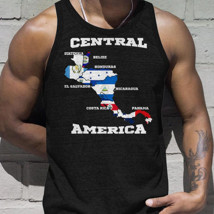 Central American Flags Central America Flags And Names Tank Top Gifts for Him