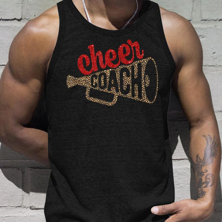 Cheer Coach Megaphone Cheerleader Coach Tank Top Gifts for Him