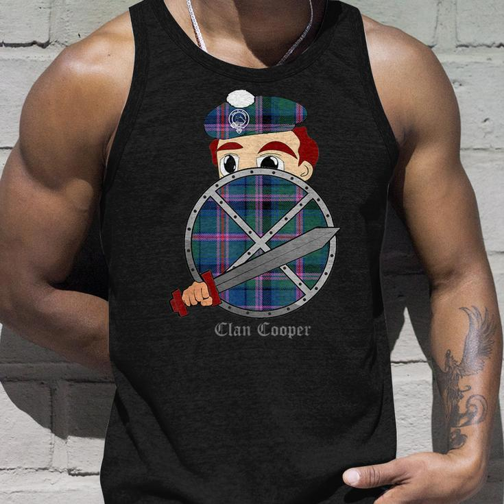 Clan Cooper Surname Last Name Scottish Tartan Crest Last Name Tank Top Gifts for Him