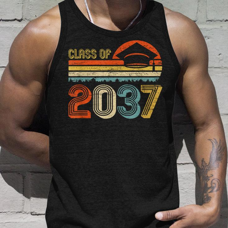 Class Of 2037 Grow With Me Pre-K Graduate Vintage Retro Tank Top Gifts for Him