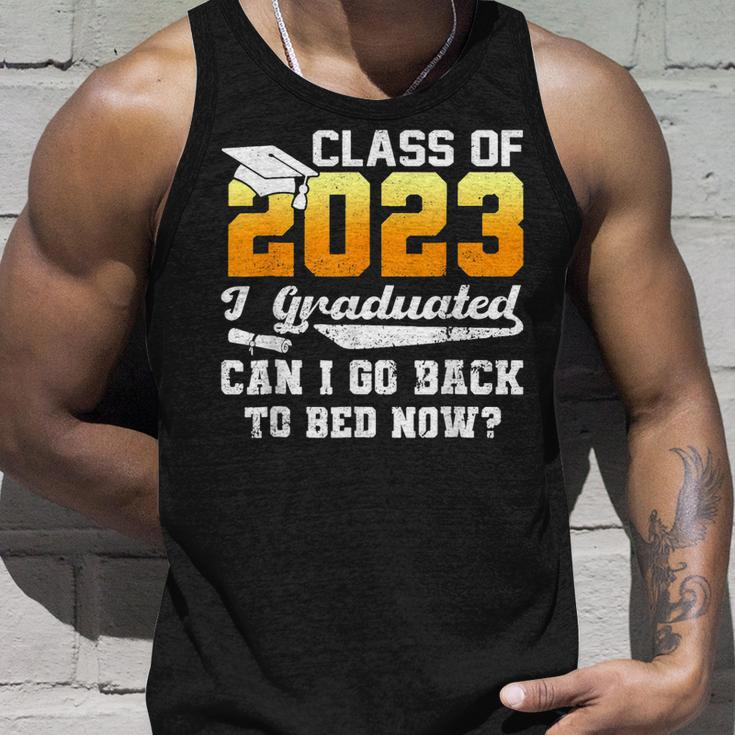 Class Of 2023 I Graduated Can I Go Back To Bed Now Graduate Unisex Tank Top Gifts for Him