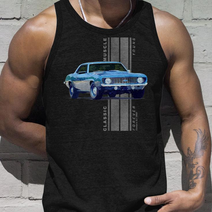 Classic American Muscle Cars Vintage Cars Funny Gifts Unisex Tank Top Gifts for Him