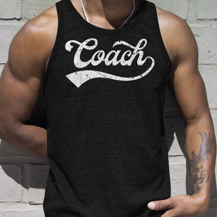 Coach Vintage Distressed Personal Trainer Coaching Gift Gift For Women Unisex Tank Top Gifts for Him