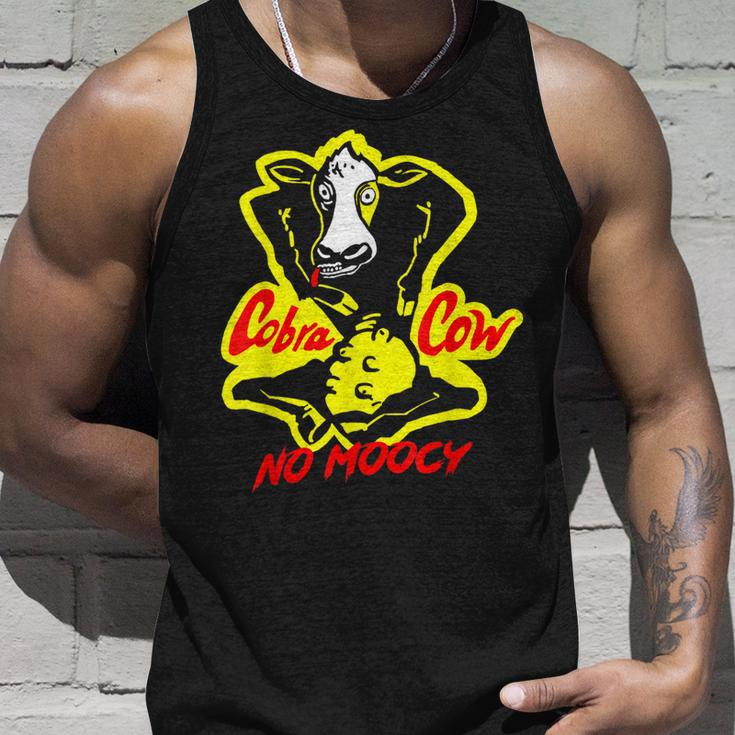 Cobra Cow No Moocy Satire Humor Design Unisex Tank Top Gifts for Him