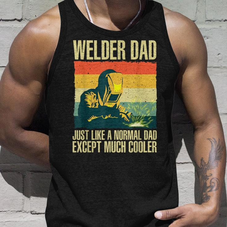 Cool Welding For Men Dad Ironworker Welder Pipefitter Worker Unisex Tank Top Gifts for Him
