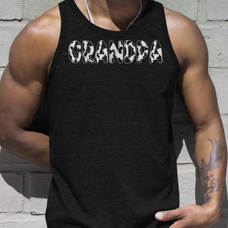 Cow Grandpa Birthday Family Matching Fathers Day Boy Girl Unisex Tank Top Gifts for Him