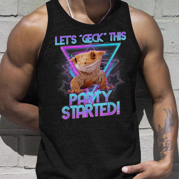 Crested Gecko Let's Geck This Party Started Tank Top Gifts for Him