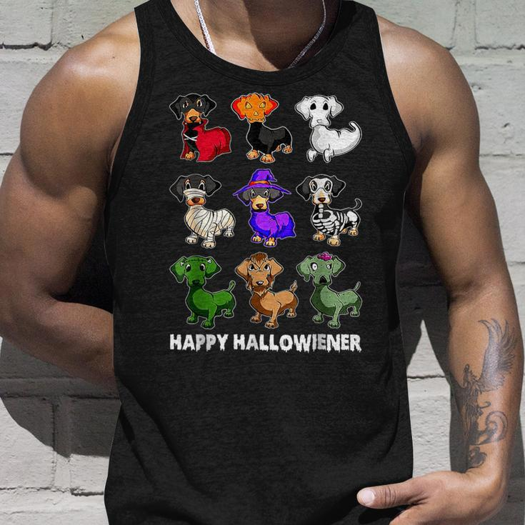 Dachshund Happy Halloweiner Halloween Dogs Lover Tank Top Gifts for Him