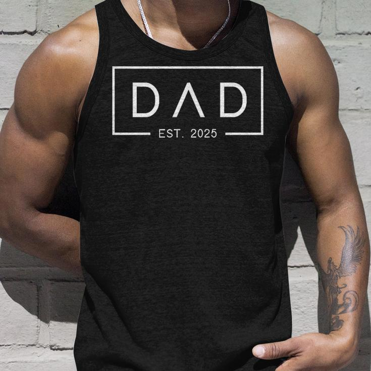 Dad Est 2025 First Dad Fathers Day 2025 New Dad Unisex Tank Top Gifts for Him