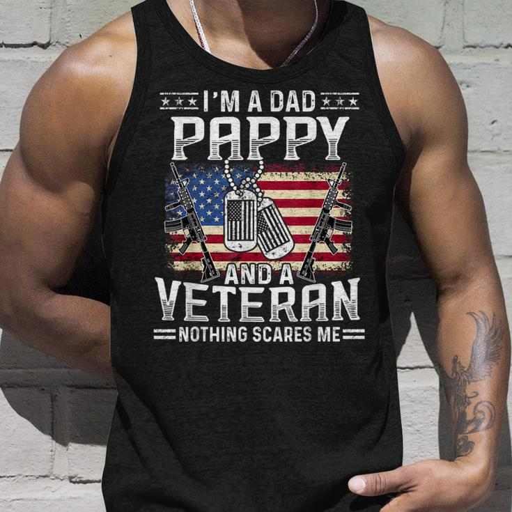 Dad Pappy And A Veteran Fathers Day Gift Gift For Mens Unisex Tank Top Gifts for Him
