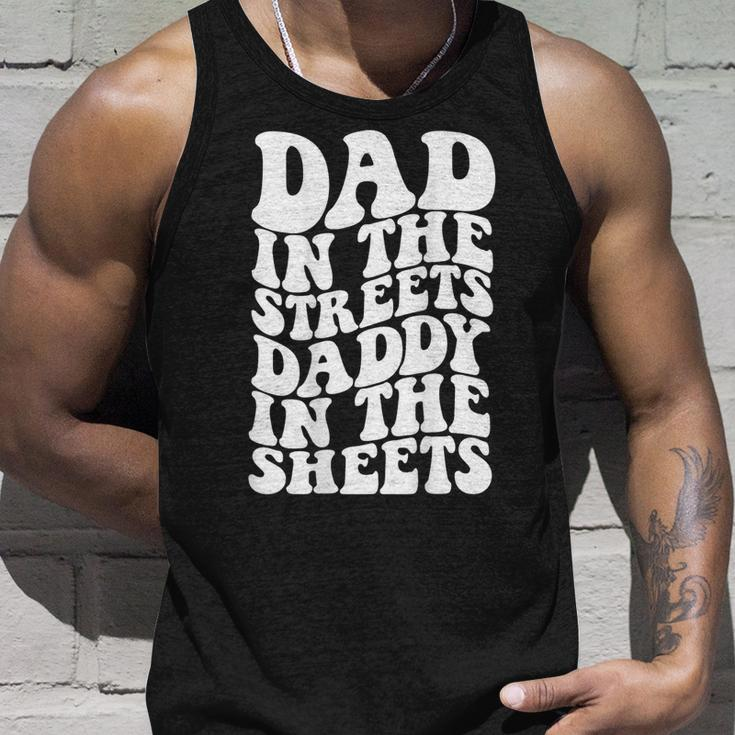 Dad In The Streets Daddy In The Sheets On Back Tank Top Gifts for Him
