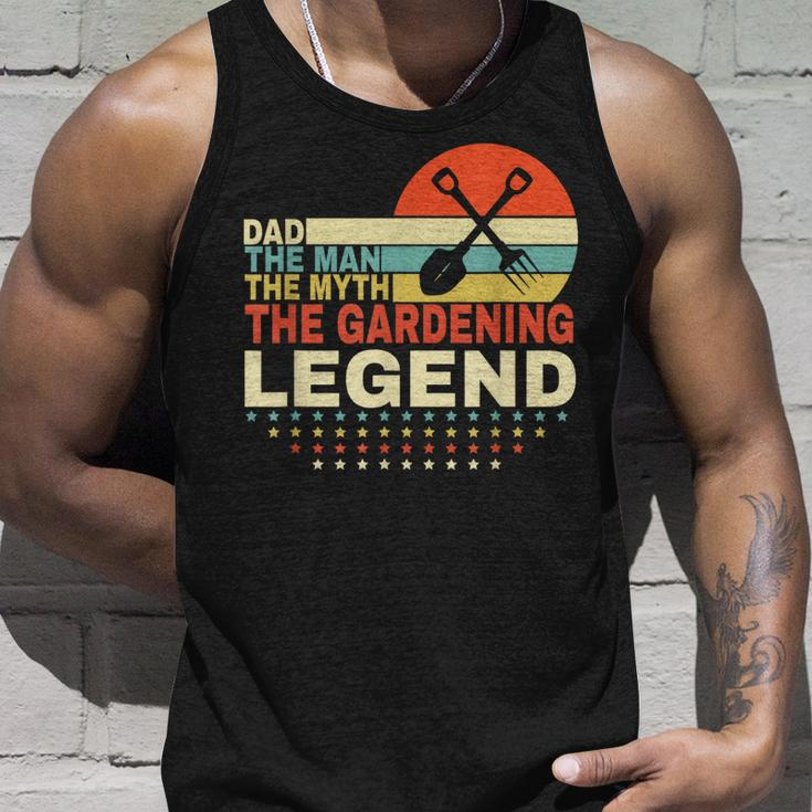 Dad The Man The Myth The Gardening Legend Gardening Unisex Tank Top Gifts for Him