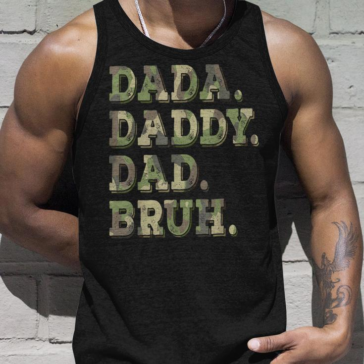 Dada Daddy Dad Bruh Idea Men Funny Fathers Day Dad Unisex Tank Top Gifts for Him