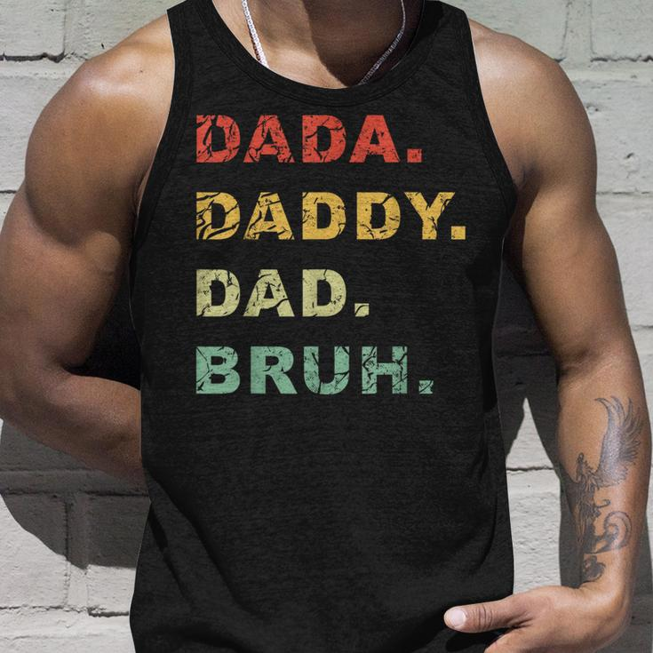 Dada Daddy Dad Bruh Vintage Fathers Day For Dad Tank Top Gifts for Him