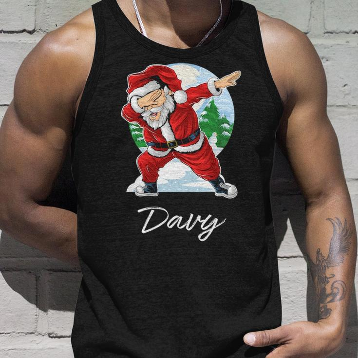 Davy Name Gift Santa Davy Unisex Tank Top Gifts for Him