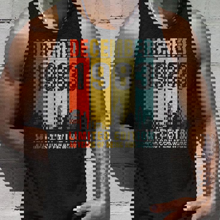 December 1983 40 Years Of Being Awesome Vintage Tank Top Gifts for Him