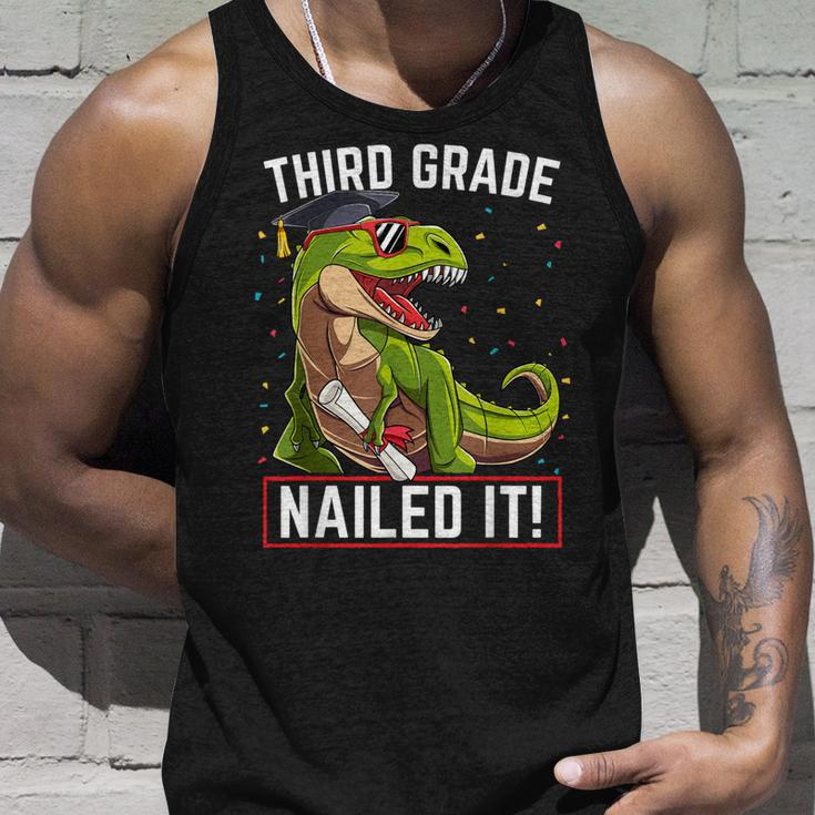 Dinosaur Graduation 3Rd Grade Nailed It Class Of 2019 Unisex Tank Top Gifts for Him