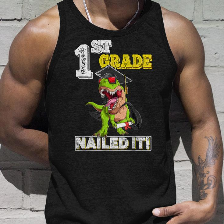 Dinosaur Graduation Hat First Grade Nailed It Class Of 2034 Unisex Tank Top Gifts for Him