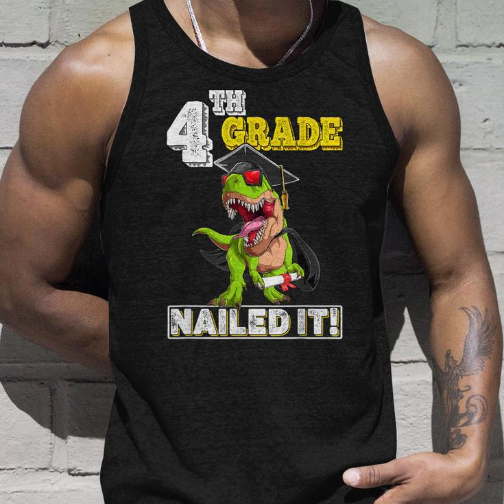 Dinosaur Graduation Hat Fourth Grade Nailed It Class Of 2031 Tank Top Gifts for Him