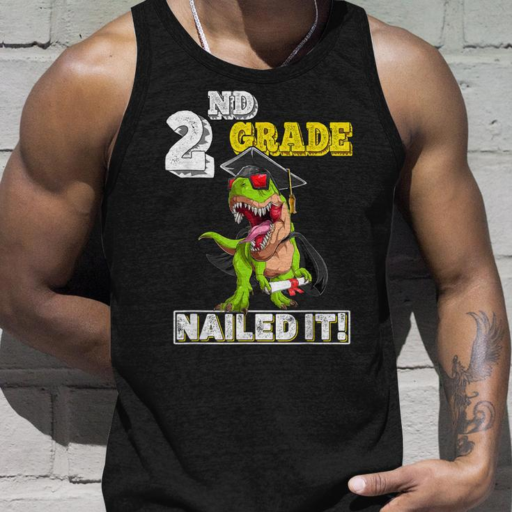 Dinosaur Graduation Hat Second Grade Nailed It Class Of 2033 Tank Top Gifts for Him