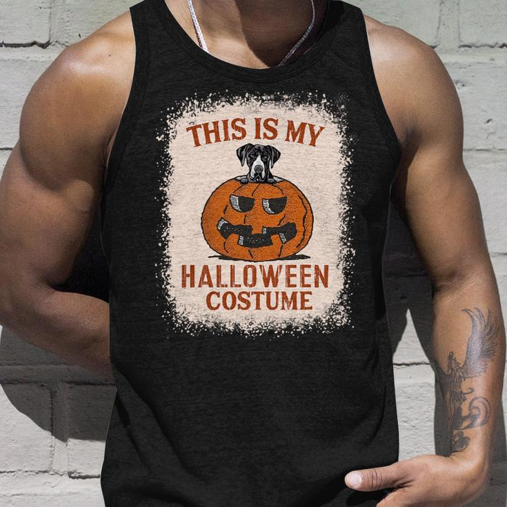 Dog Great Dane This Is My Halloween Costume Funny Great Dane Pumpkin Unisex Tank Top Gifts for Him
