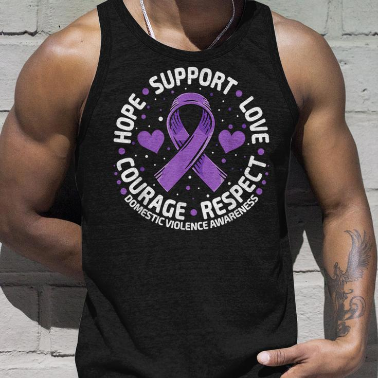 Domestic Violence Awareness Love Support Domestic Violence Tank Top Gifts for Him