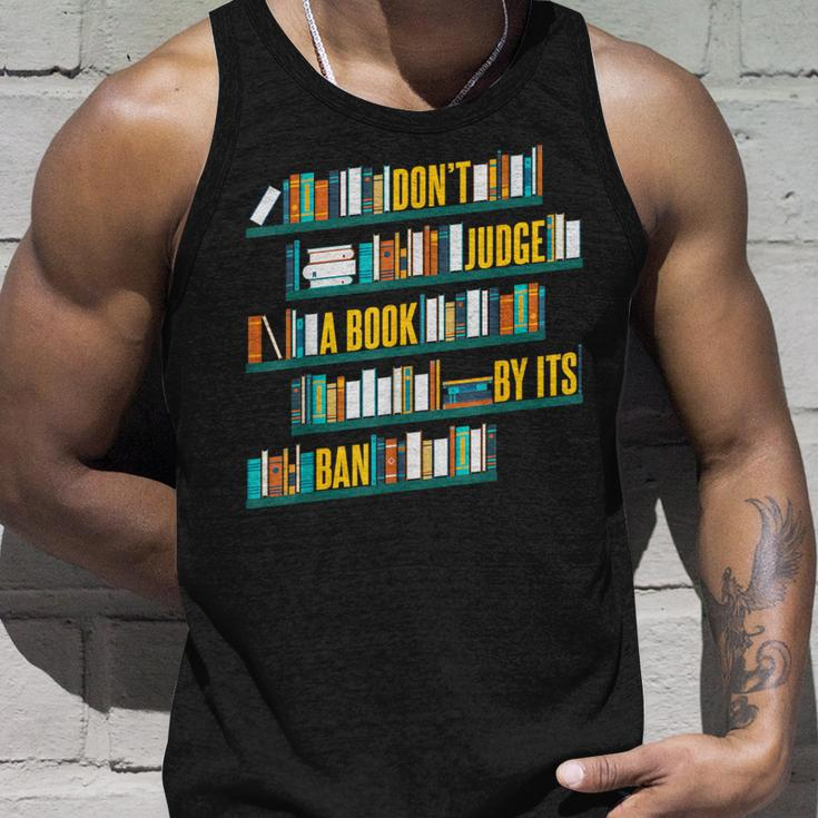 Don't Judge A Book By Its Ban Banned Books Tank Top Gifts for Him