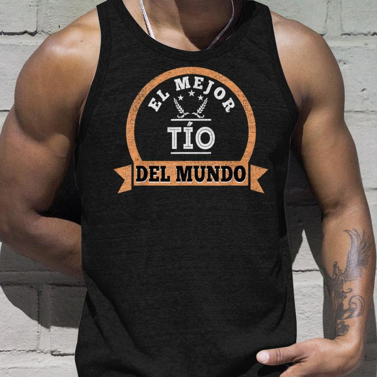 El Mejor Tio Del Mundo Spanish Best Uncle Unisex Tank Top Gifts for Him