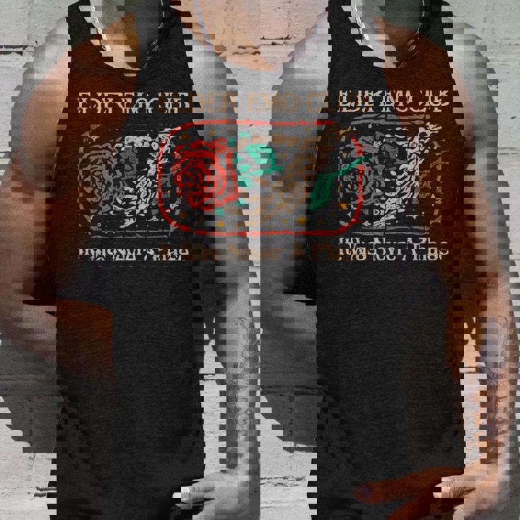 Elder Emo Club It Was Never A Phase Apparel Tank Top Gifts for Him