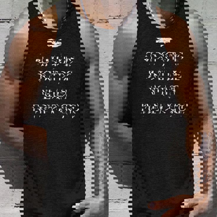 Elder Goth Old Goths Quote Saying Bat Gothic Goth Tank Top Gifts for Him