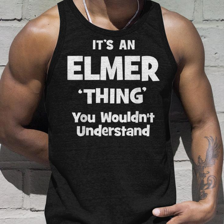 Elmer Thing Name Funny Unisex Tank Top Gifts for Him