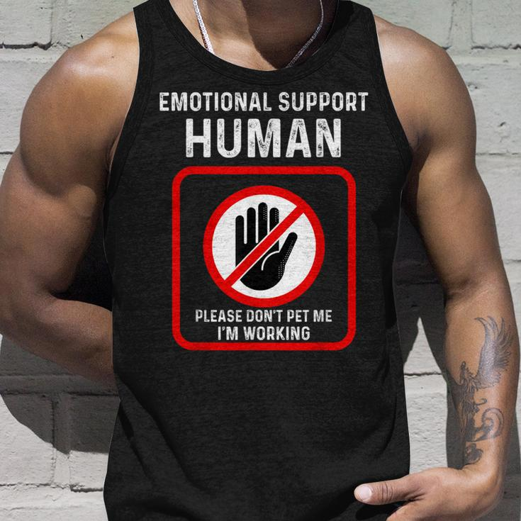 Emotional Support-Human Halloween Costume Do Not Pet Me Tank Top Gifts for Him