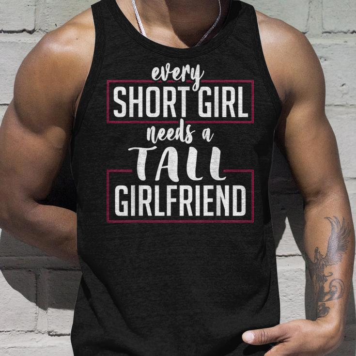 Every Short Girl Needs A Tall Girlfriend Gay Lgbt Pride Unisex Tank Top Gifts for Him