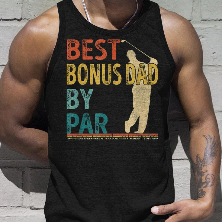 Fathers Day Best Bonus Dad By Par Golf Gifts For Dad Unisex Tank Top Gifts for Him