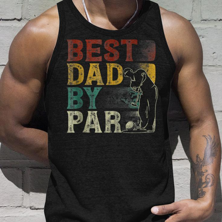 Fathers Day Best Poppy By Par Golf For Dad Grandpa Unisex Tank Top Gifts for Him