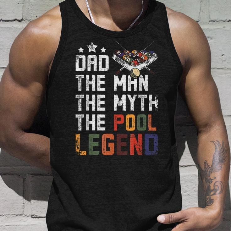Fathers Day Dad The Pool Billiards Legend Unisex Tank Top Gifts for Him