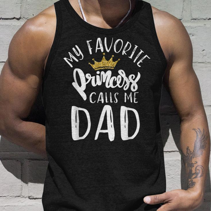 My Favorite Princess Calls Me Dad Daddy Daughter Fathers Day Tank Top Gifts for Him