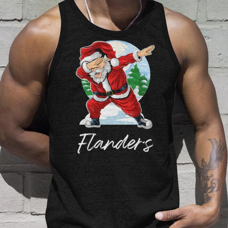 Flanders Name Gift Santa Flanders Unisex Tank Top Gifts for Him