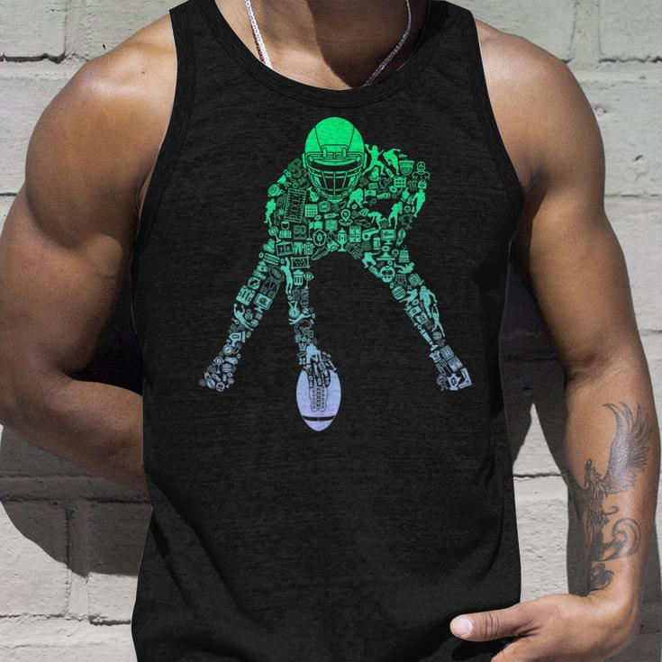 Football Center For Football Player | Boys Football Unisex Tank Top Gifts for Him