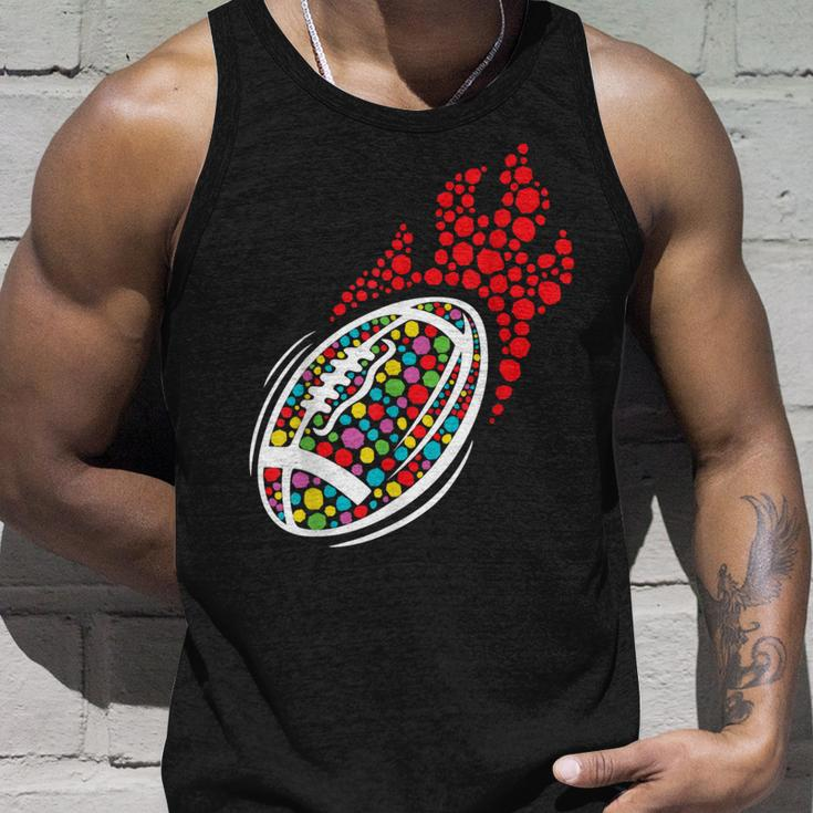Football International Dot Day Boys Ball Sport Colorful Tank Top Gifts for Him