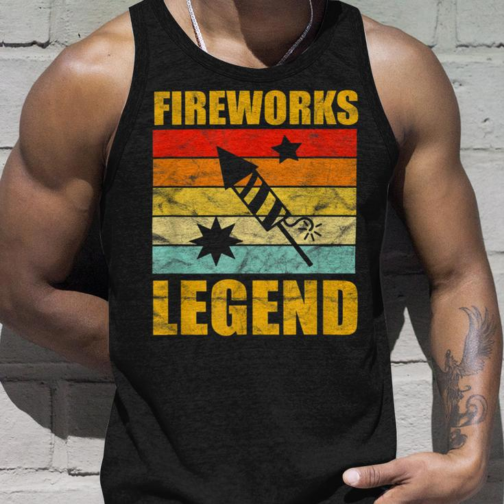Fourth Of July Fireworks Legend Funny Independence Day 1776 Unisex Tank Top Gifts for Him