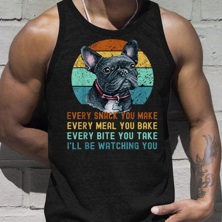 Frenchie Or French Bulldog Dog Every Snack You Make Unisex Tank Top Gifts for Him