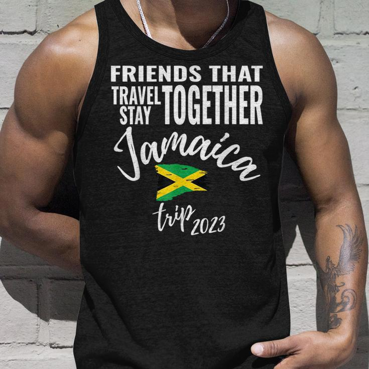 Friends That Travel Together Jamaica Girls Trip 2023 Group Unisex Tank Top Gifts for Him