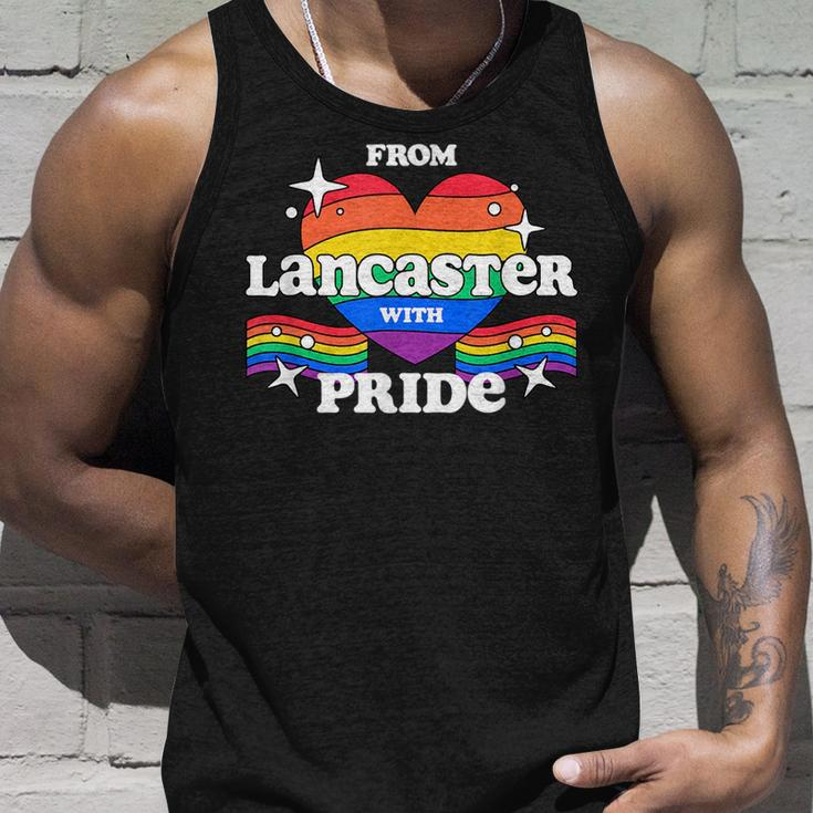 From Lancaster With Pride Lgbtq Gay Lgbt Homosexual Unisex Tank Top Gifts for Him
