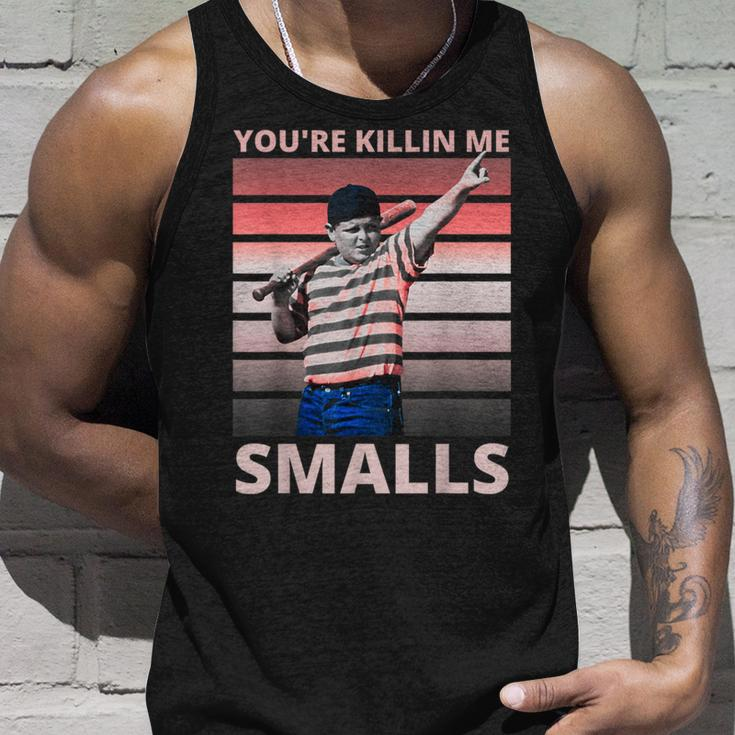 Funny Dad Baseball Softball Player Youre Killin Me Smalls Unisex Tank Top Gifts for Him