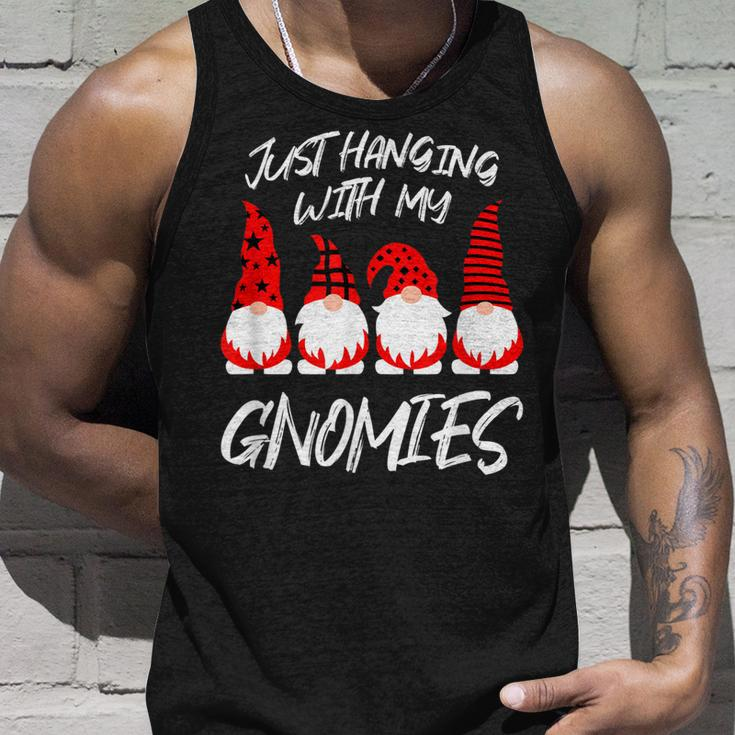 Funny Elves Christmas Gnomies Matching Family Pajama Costume Gift For Women Unisex Tank Top Gifts for Him
