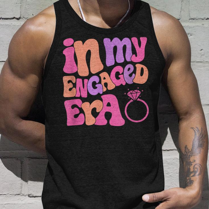 Funny Engagement Fiance In My Engaged Era Bachelorette Party Unisex Tank Top Gifts for Him